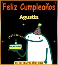 GIF Flork meme Cumpleaños Agustin